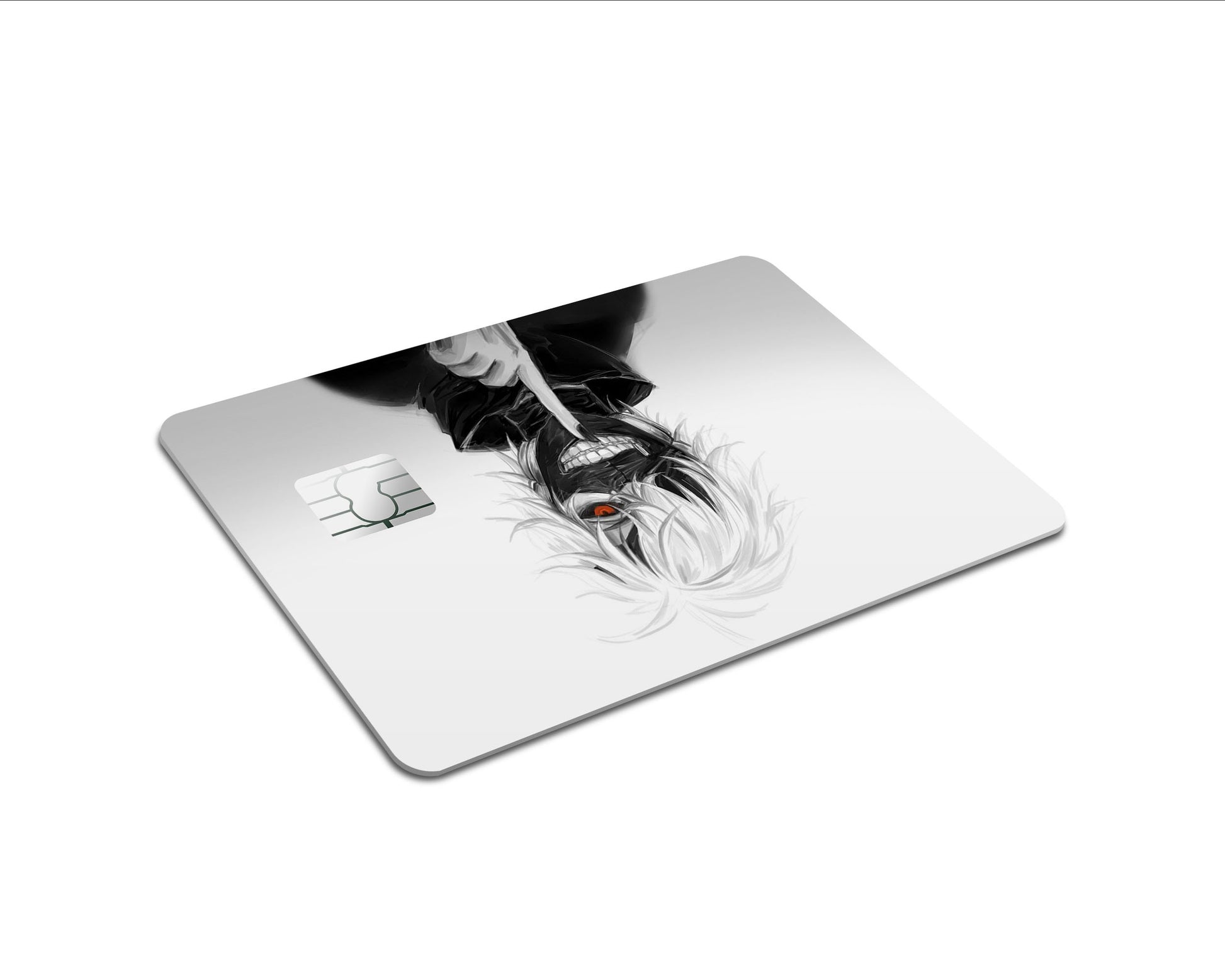 Anime Town Creations Credit Card Tokyo Ghoul Ken Kaneki White Full Skins - Anime Tokyo Ghoul Skin