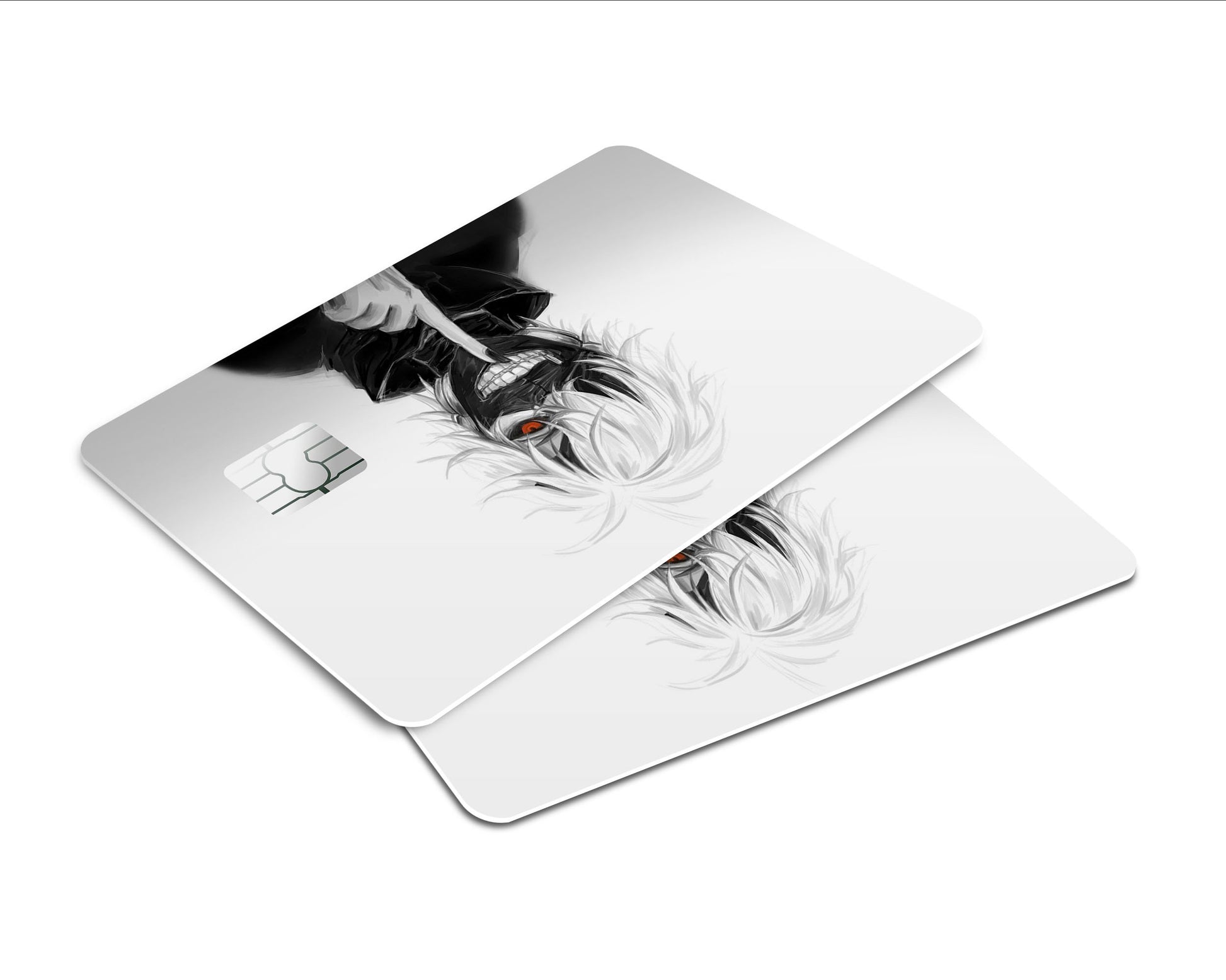 Anime Town Creations Credit Card Tokyo Ghoul Ken Kaneki White Window Skins - Anime Tokyo Ghoul Skin