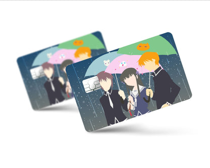 Anime Town Creations Credit Card Fruits Basket Tohru Honda Yuki & Kyo Sohma Full Skins - Anime Fruits Basket Skin
