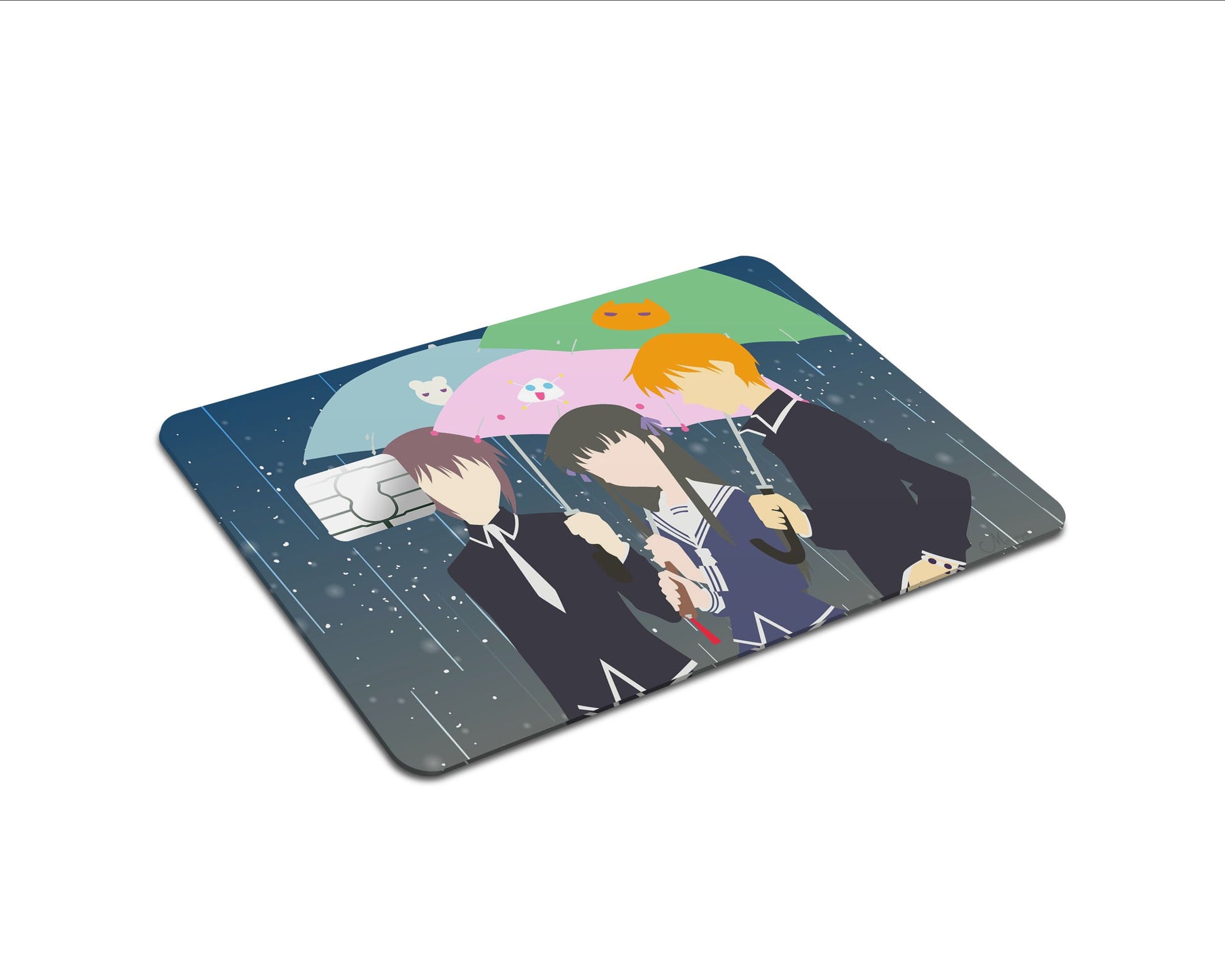 Anime Town Creations Credit Card Fruits Basket Tohru Honda Yuki & Kyo Sohma Full Skins - Anime Fruits Basket Skin