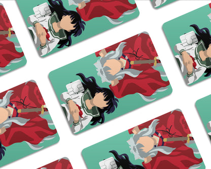 Anime Town Creations Credit Card Inuyasha & Kagome Higurashi Half Skins - Anime  Skin