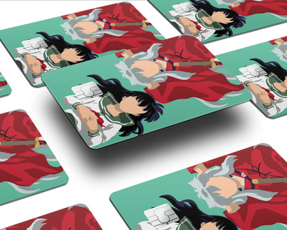 Anime Town Creations Credit Card Inuyasha & Kagome Higurashi Half Skins - Anime  Skin