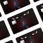 Anime Town Creations Credit Card Itachi Tsukuyomi Half Skins - Anime Naruto Skin