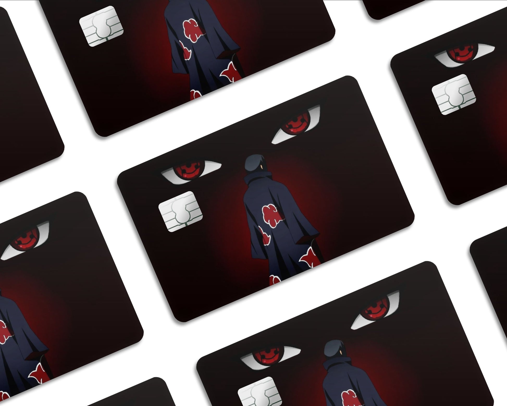 Anime Town Creations Credit Card Itachi Tsukuyomi Half Skins - Anime Naruto Skin