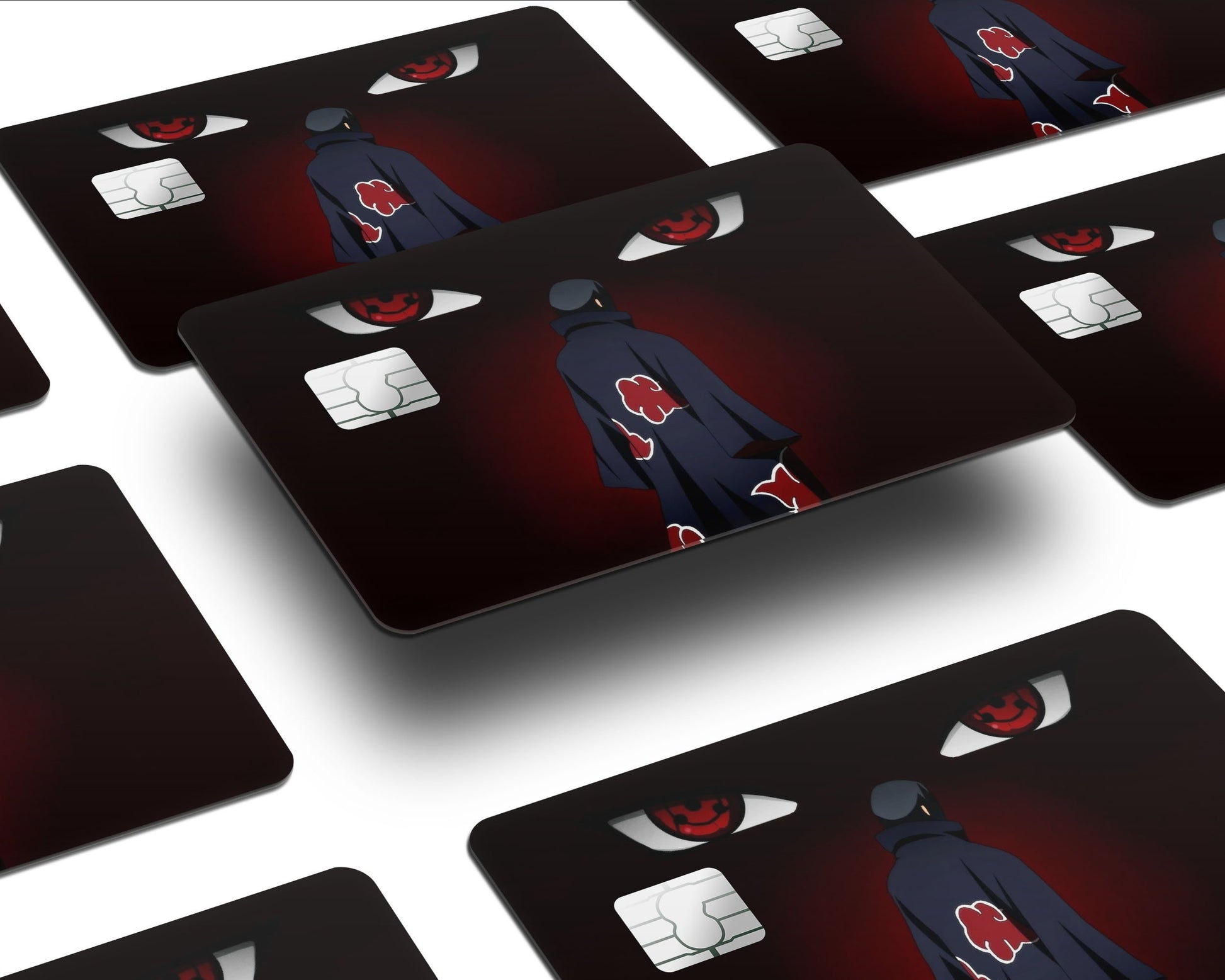 Anime Town Creations Credit Card Itachi Tsukuyomi Half Skins - Anime Naruto Skin