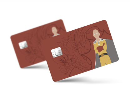 Anime Town Creations Credit Card One Punch Man Saitama Minimalist Full Skins - Anime One Punch Man Skin