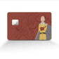 Anime Town Creations Credit Card One Punch Man Saitama Minimalist Full Skins - Anime One Punch Man Skin