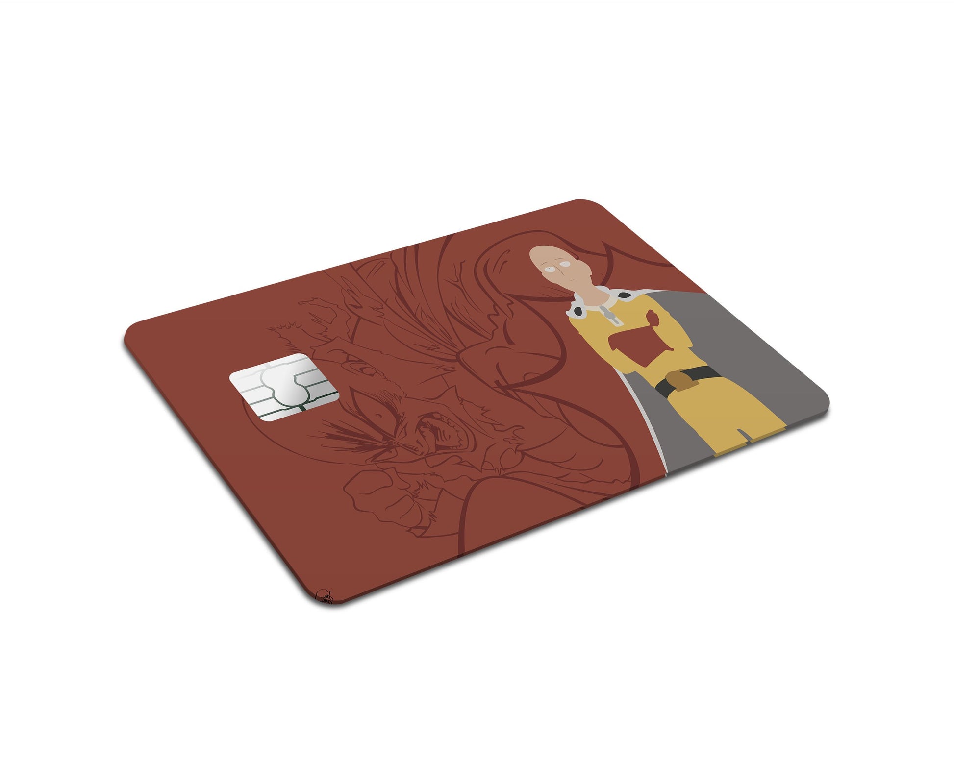 Anime Town Creations Credit Card One Punch Man Saitama Minimalist Full Skins - Anime One Punch Man Skin