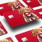 Anime Town Creations Credit Card My Hero Academia Himiko Toga Red Half Skins - Anime My Hero Academia Skin