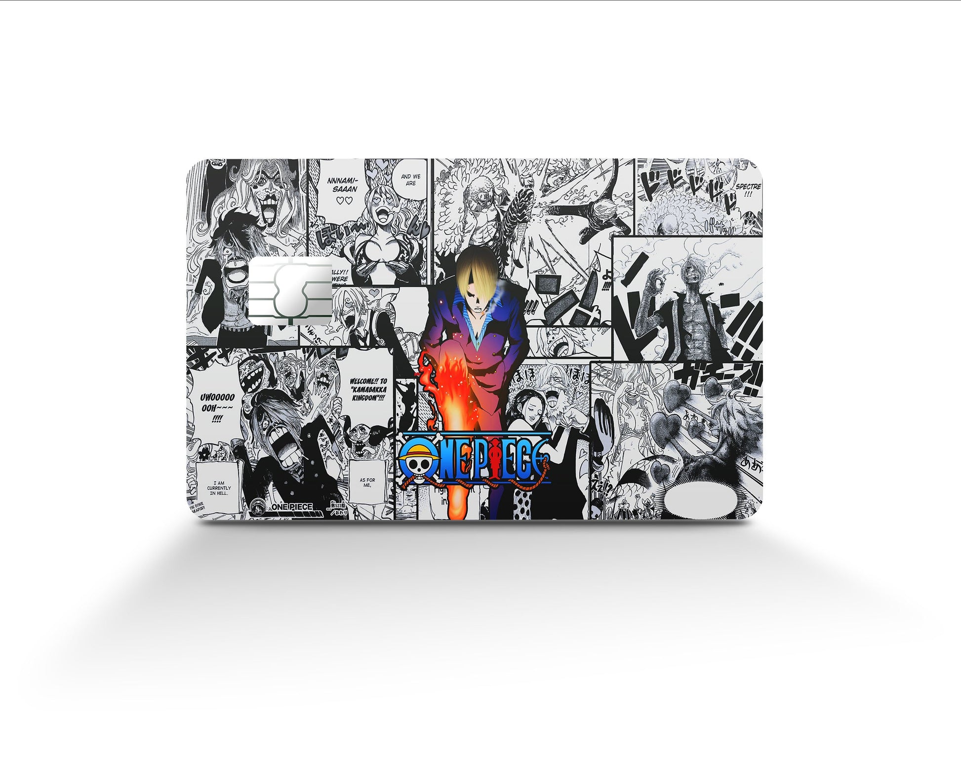 Anime Town Creations Credit Card One Piece Sanji Manga Full Skins - Anime One Piece Skin