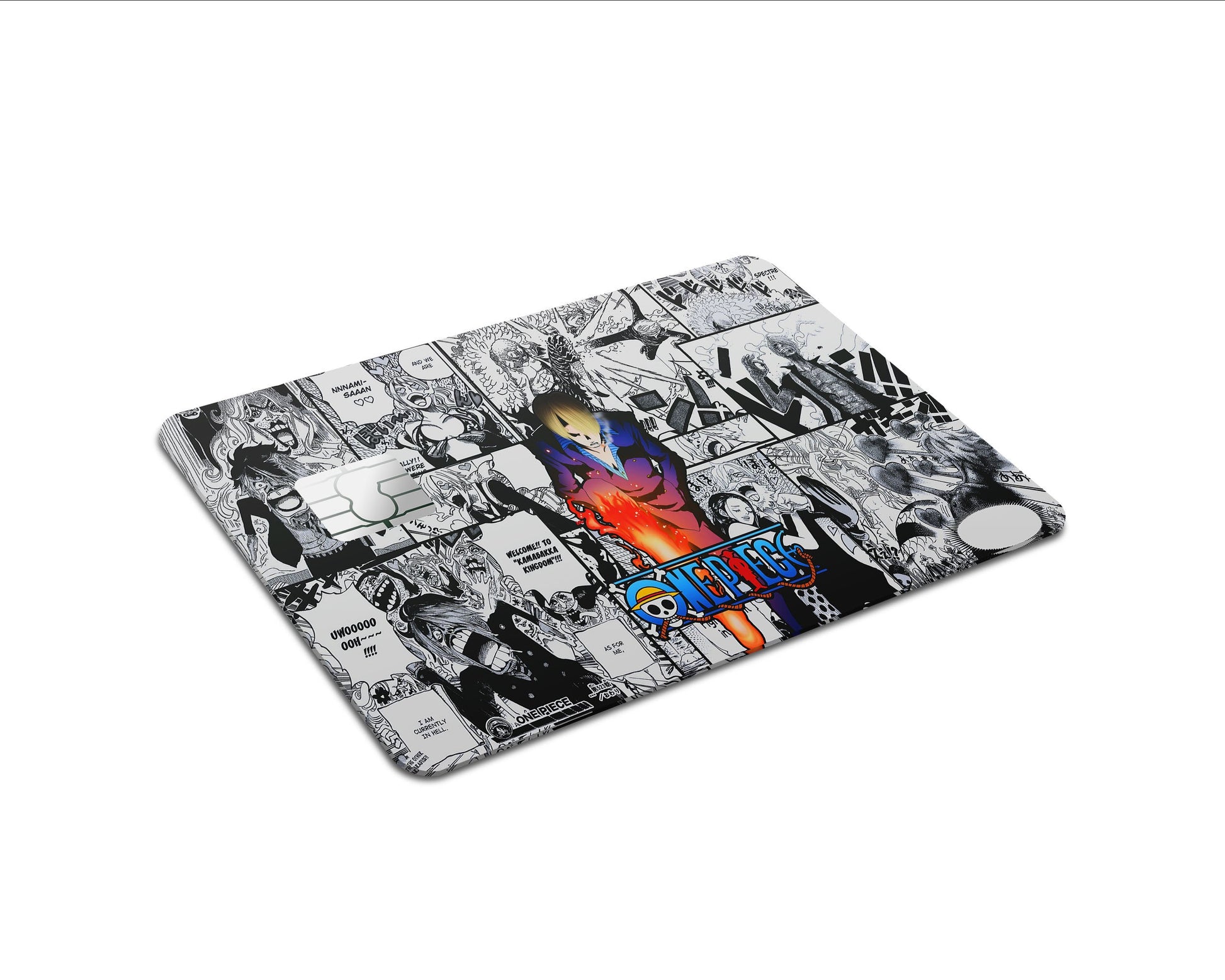 Anime Town Creations Credit Card One Piece Sanji Manga Full Skins - Anime One Piece Skin