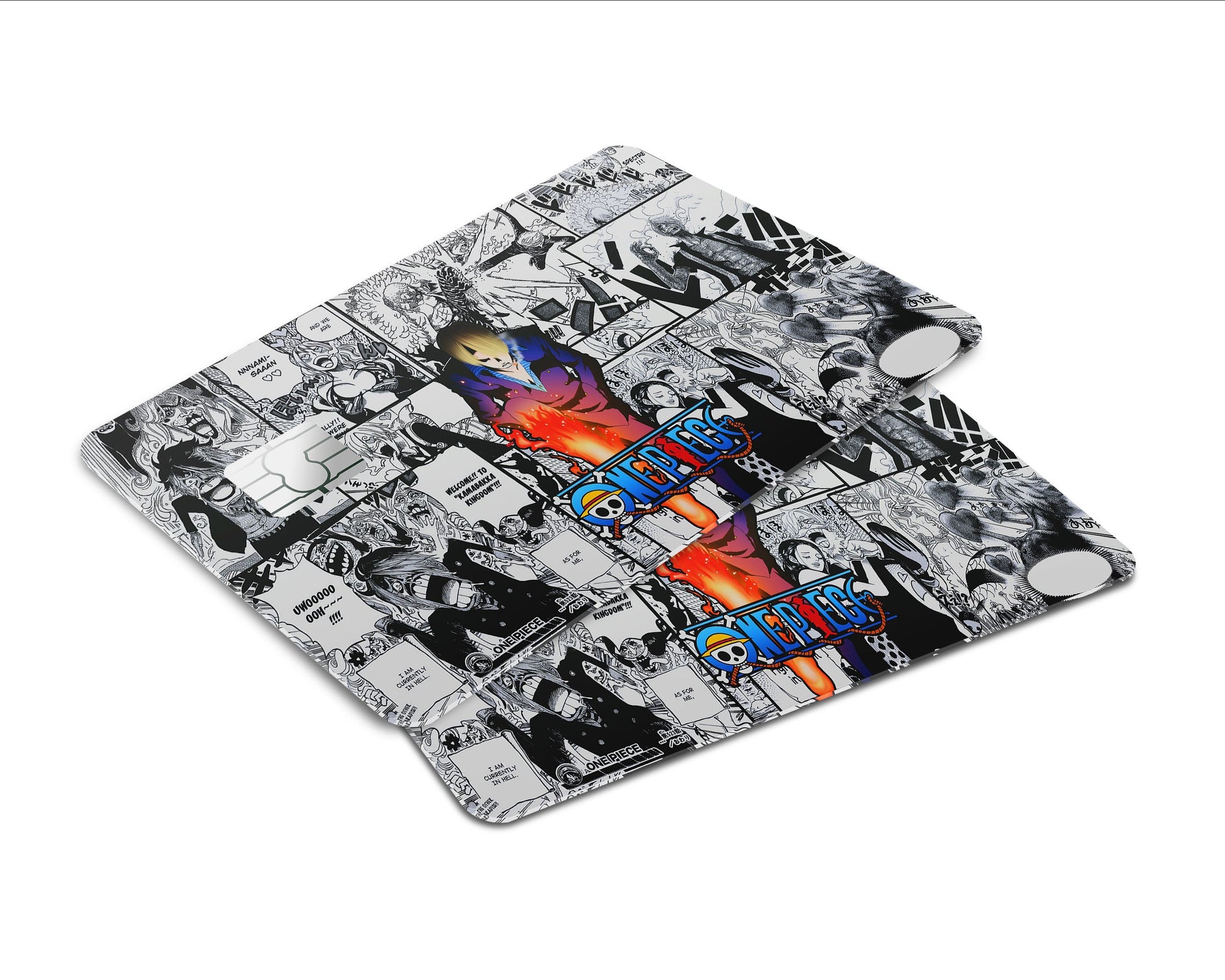 Anime Town Creations Credit Card One Piece Sanji Manga Window Skins - Anime One Piece Skin