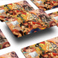 Anime Town Creations Credit Card One Piece Gang Vintage Red Half Skins - Anime One Piece Skin