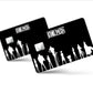 Anime Town Creations Credit Card One Piece Black and White Full Skins - Anime One Piece Skin