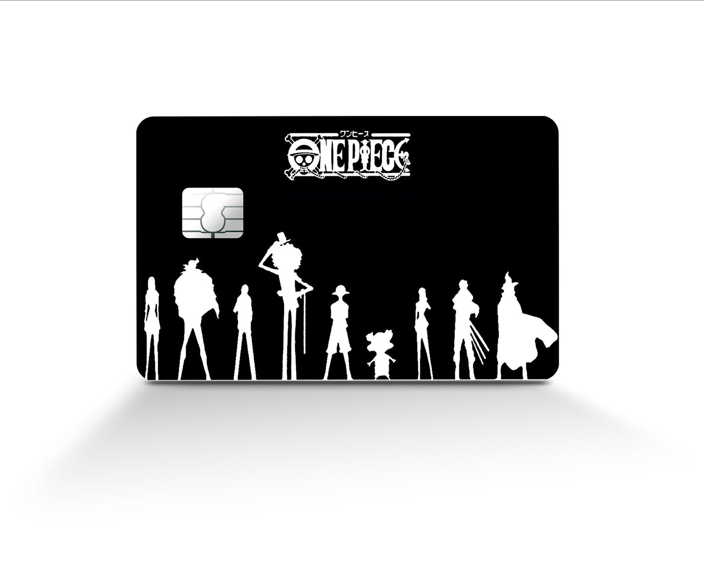 Anime Town Creations Credit Card One Piece Black and White Full Skins - Anime One Piece Skin