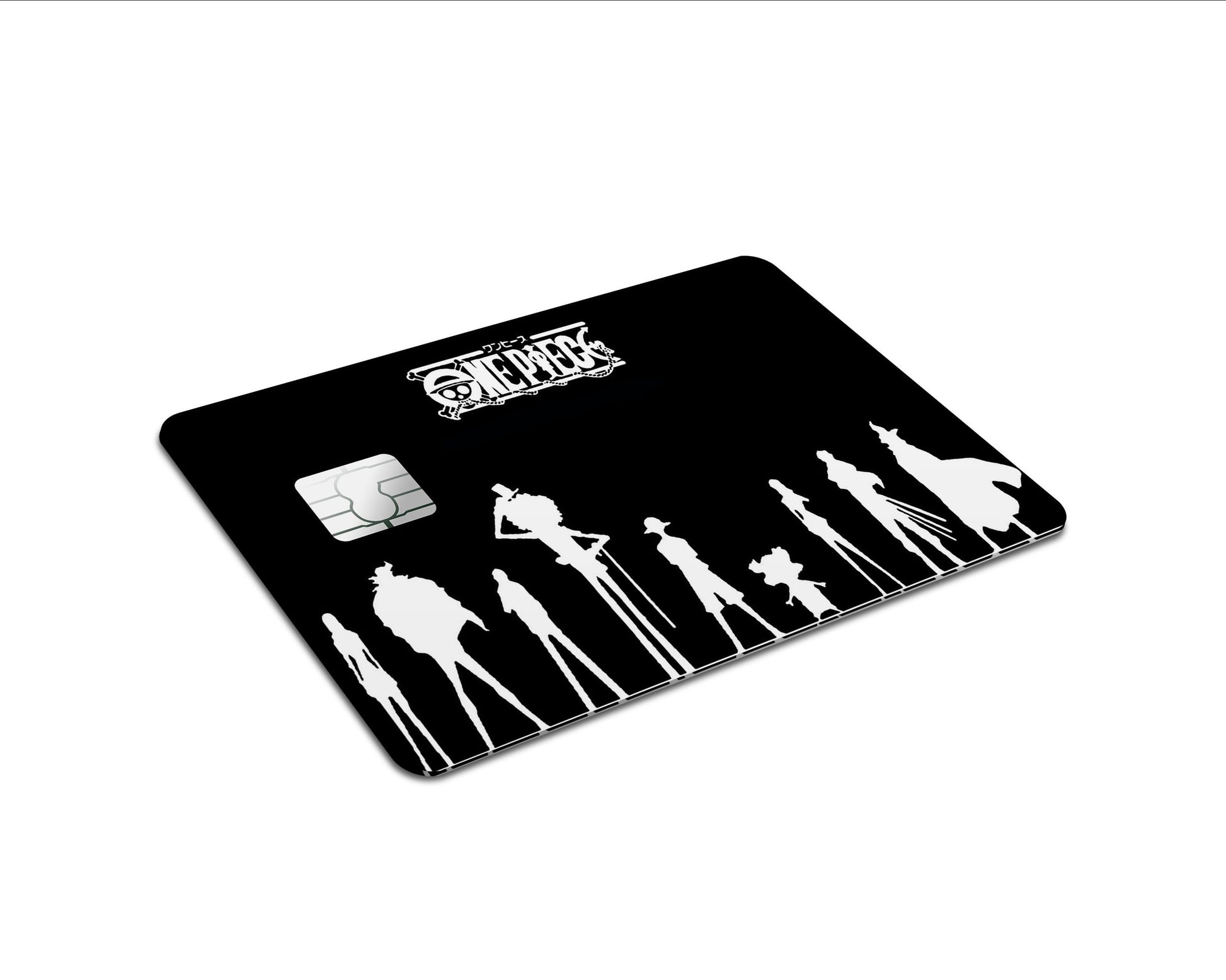 Anime Town Creations Credit Card One Piece Black and White Full Skins - Anime One Piece Skin