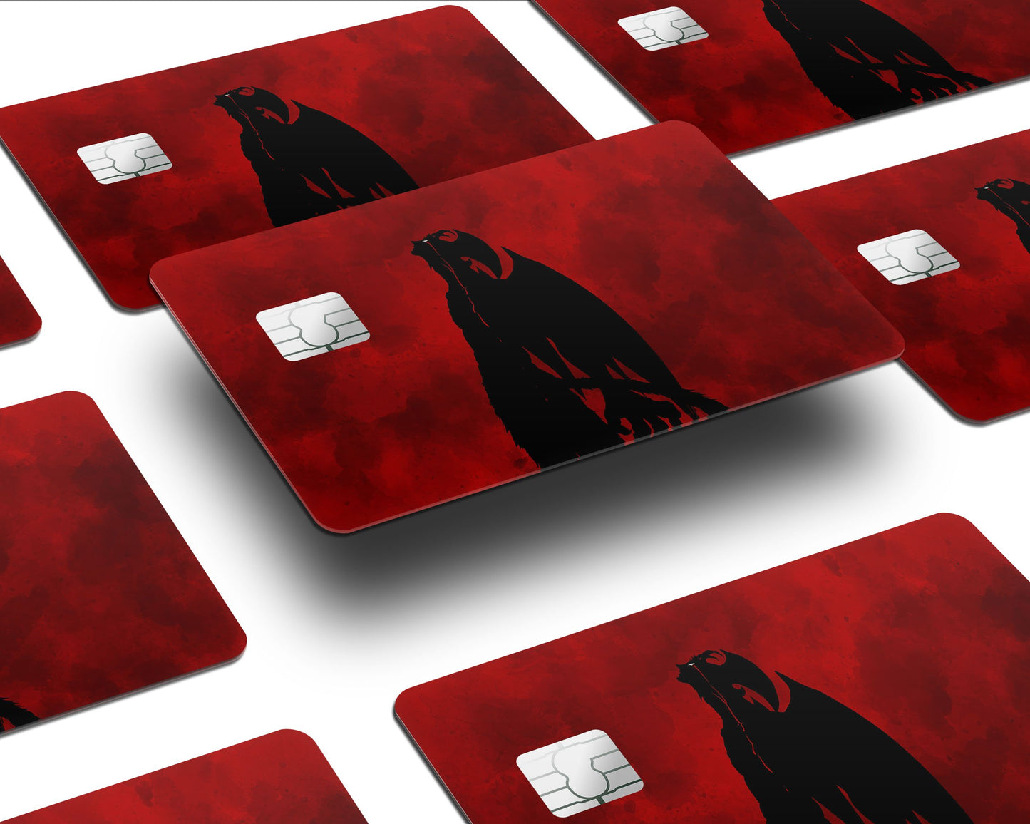 Anime Town Creations Credit Card Devilman Crybaby Red Half Skins - Anime Devilman Crybaby Skin