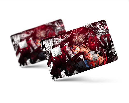 Anime Town Creations Credit Card Black Clover Asta Outcast Full Skins - Anime Black Clover Skin
