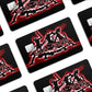 Anime Town Creations Credit Card Soul Eater Red Half Skins - Anime Soul Eater Skin