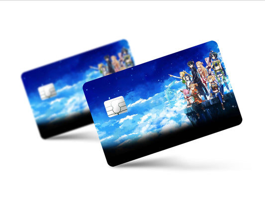 Anime Town Creations Credit Card Sword Art Online Sky Full Skins - Anime Sword Art Online Skin