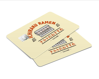 Anime Town Creations Credit Card Naruto Ichiraku Ramen Beige Window Skins - Anime Anime Skin