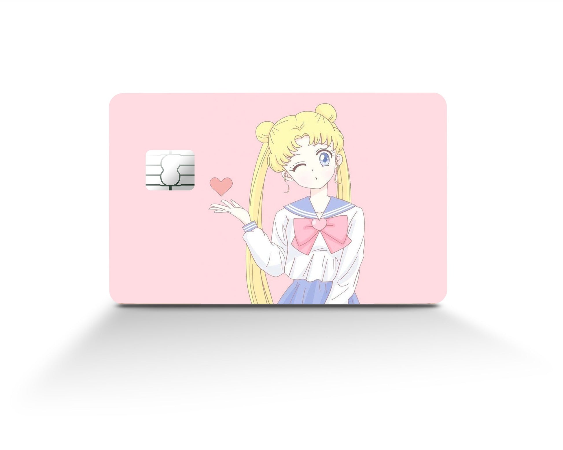 anime credit card sleeves Sailor Moon Pink Sweet Credit Card Skin – Anime Town Creations