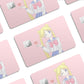Anime Town Creations Credit Card Sailor Moon Pink Swet Half Skins - Anime Sailor Moon Skin