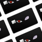 Anime Town Creations Credit Card Sasuke Rinnegan Sharingan Half Skins - Anime Naruto Skin