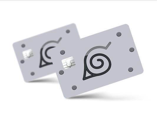 Anime Town Creations Credit Card Naruto Konaha Leaf Village Headband Full Skins - Anime Naruto Skin