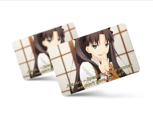 Anime Town Creations Credit Card Ara Ara  Full Skins - Anime Quotes Skin