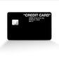 Anime Town Creations Credit Card Off-White Inspired "Credit" Card - Anime All Day Everyday Full Skins - Anime Quotes Skin