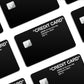 Anime Town Creations Credit Card Off-White Inspired "Credit" Card - Anime All Day Everyday Half Skins - Anime Quotes Skin