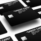 Anime Town Creations Credit Card Off-White Inspired "Credit" Card - Anime All Day Everyday Half Skins - Anime Quotes Skin