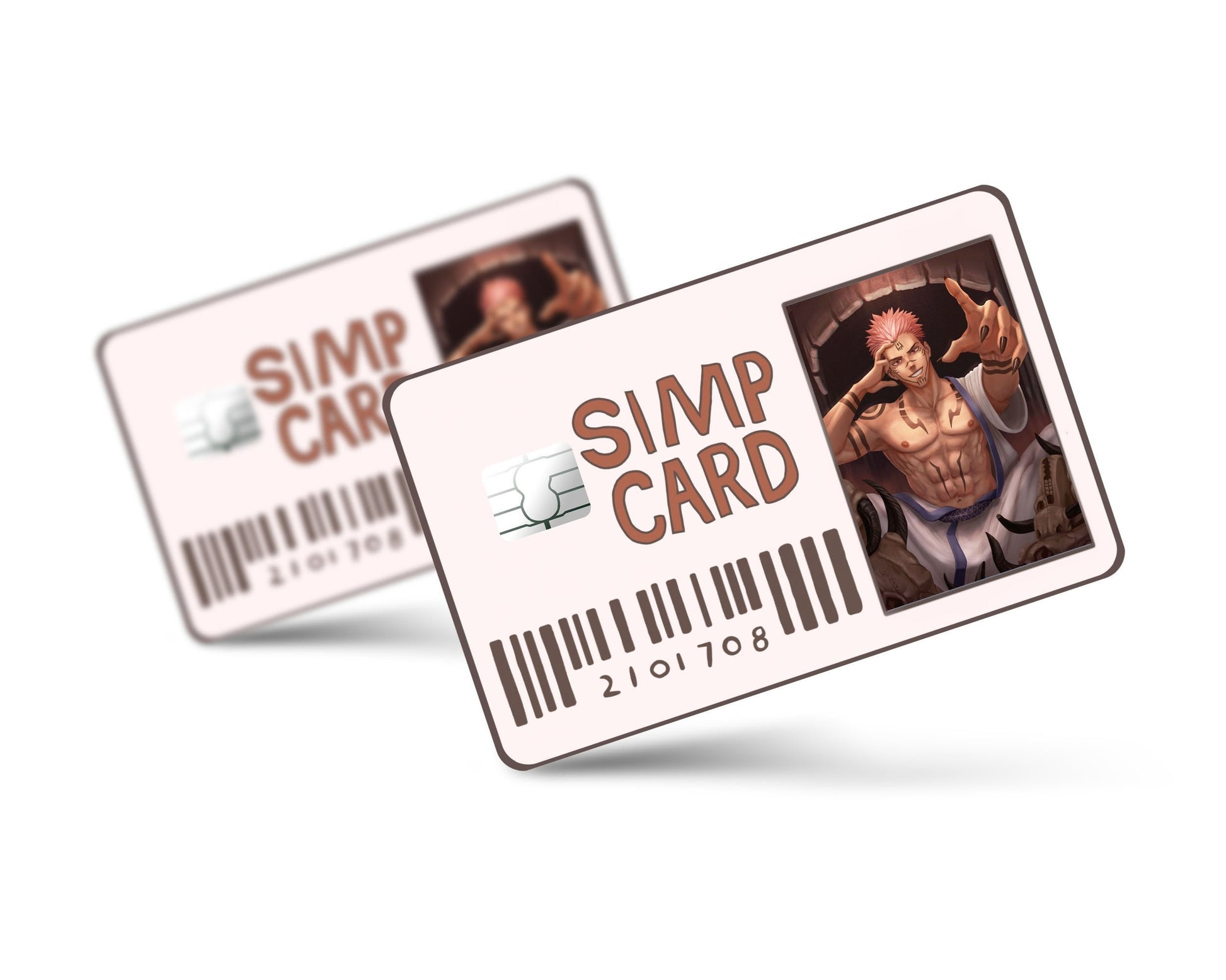 Simp Card - Send in a character! Credit Card Skin – Anime Town Creations