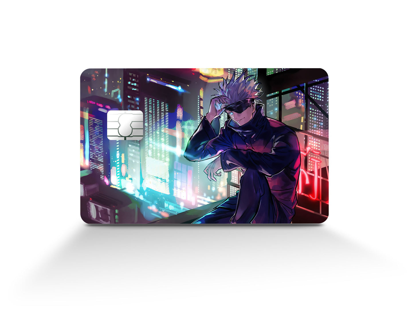 Anime Town Creations Credit Card Gojo Satoru Skyscraper Full Skins - Anime Jujutsu Kaisen Skin