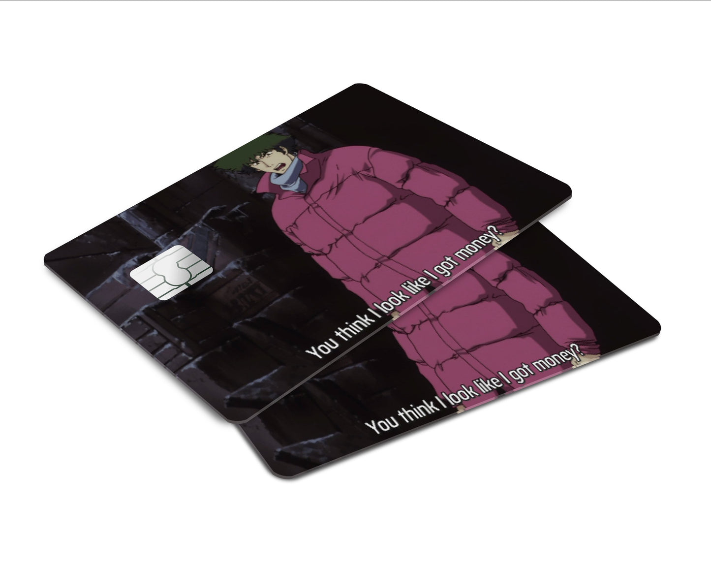 Anime Town Creations Credit Card You think I look like I got money? Window Skins - Anime Cowboy Bebop Skin