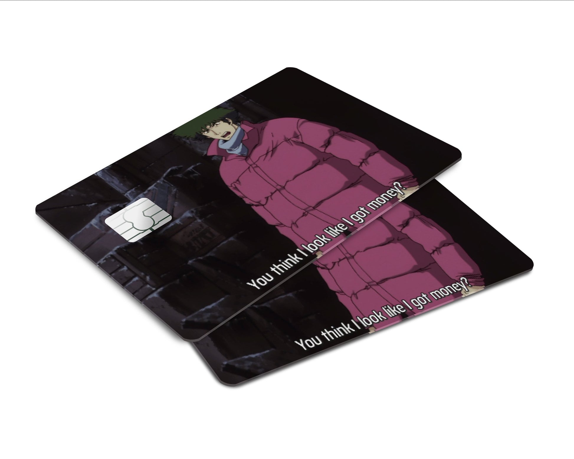 Anime Town Creations Credit Card You think I look like I got money? Window Skins - Anime Cowboy Bebop Skin