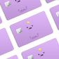 Anime Town Creations Credit Card Adventure Time Purple Lumpy Space Princess Half Skins - Pop culture Adventure Time Skin
