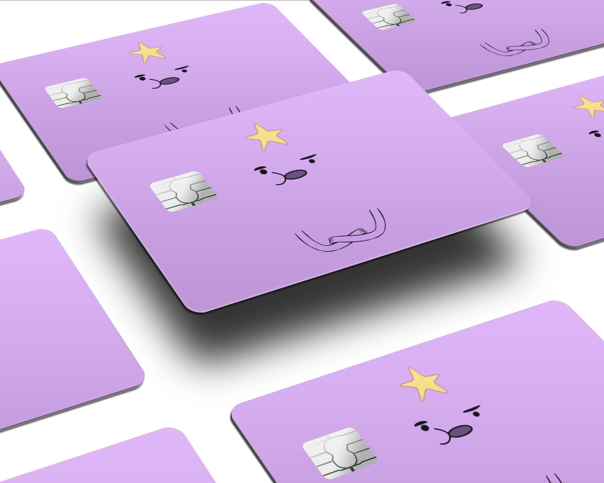 Anime Town Creations Credit Card Adventure Time Purple Lumpy Space Princess Half Skins - Pop culture Adventure Time Skin
