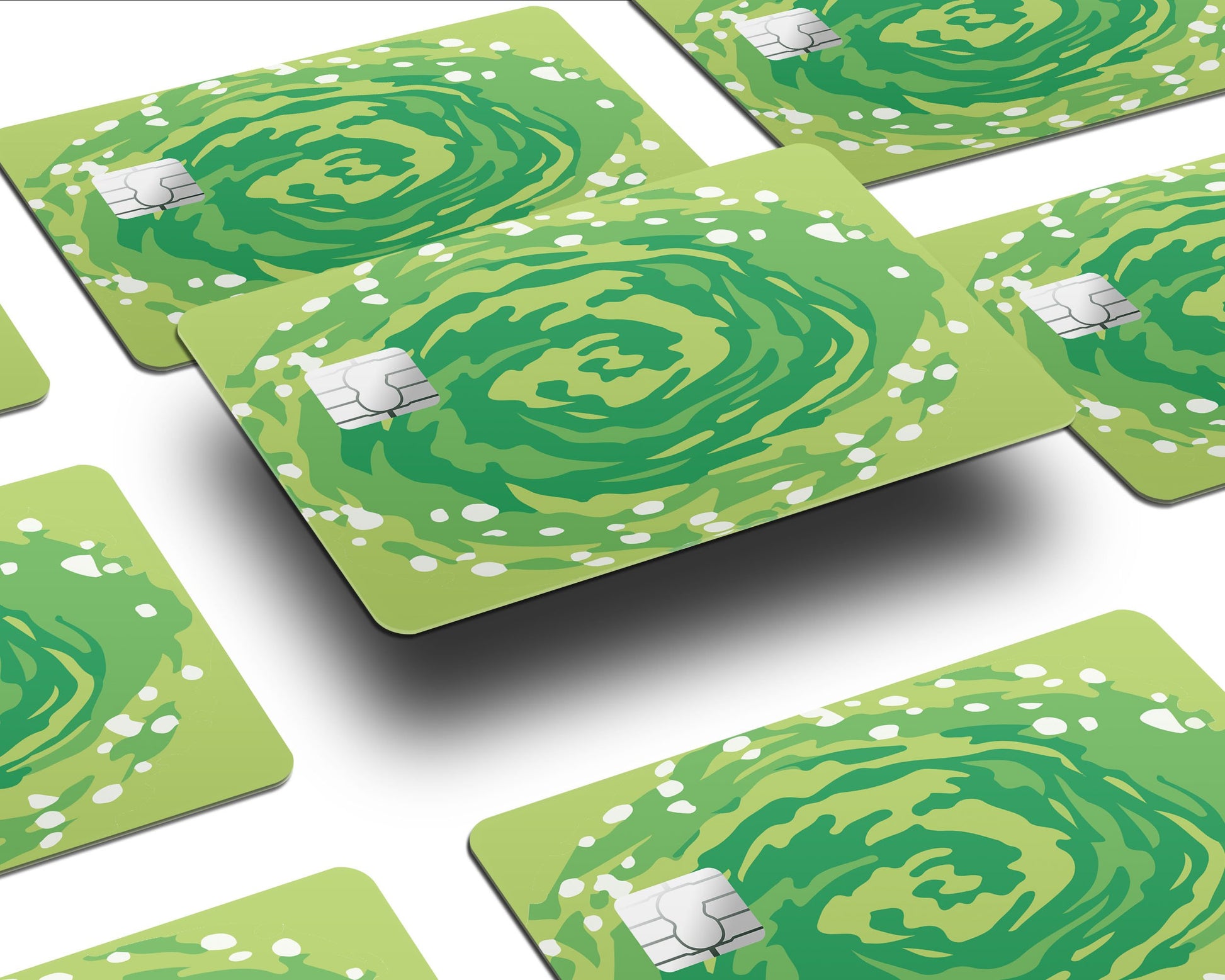 Anime Town Creations Credit Card Rick and Morty Portal Half Skins - Pop culture Rick and Morty Skin