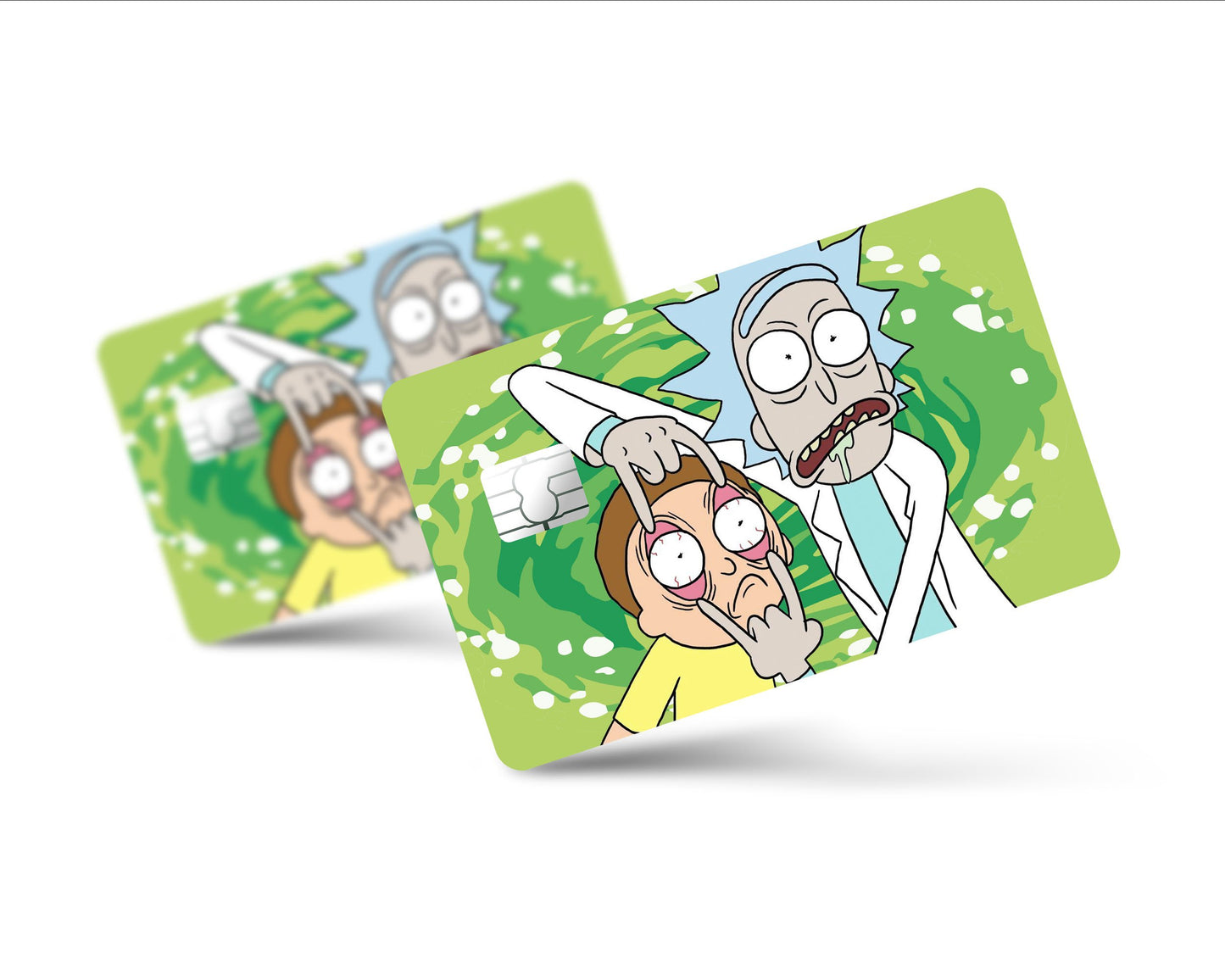 Anime Town Creations Credit Card Rick and Morty Open Your Eyes Morty Full Skins - Pop culture Rick and Morty Skin