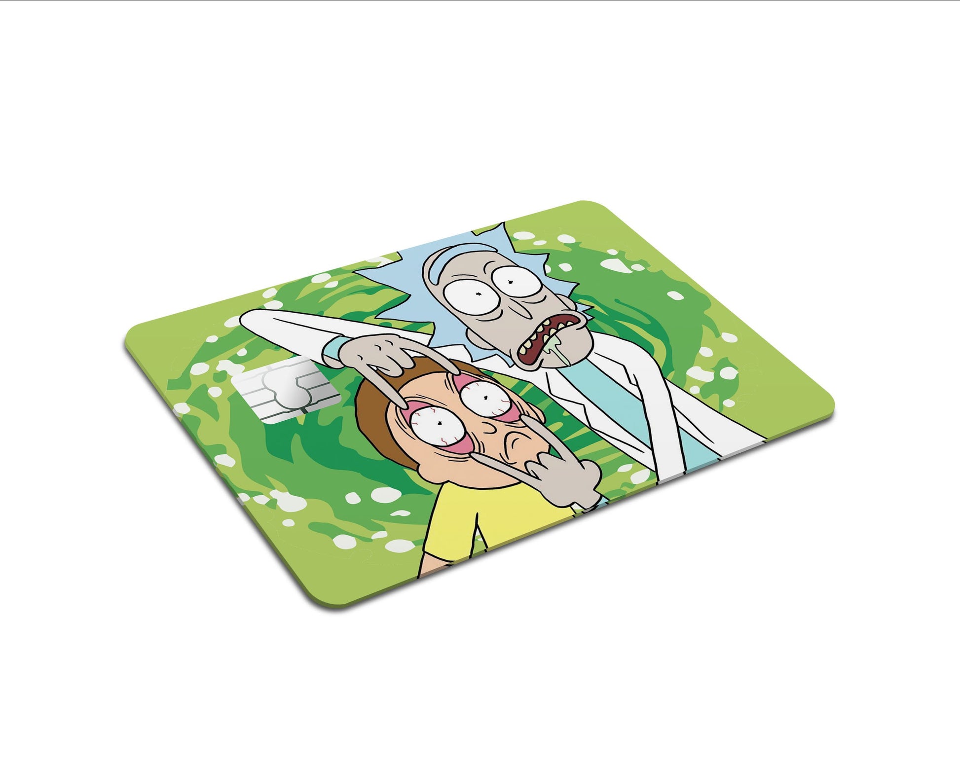 Anime Town Creations Credit Card Rick and Morty Open Your Eyes Morty Window Skins - Pop culture Rick and Morty Skin