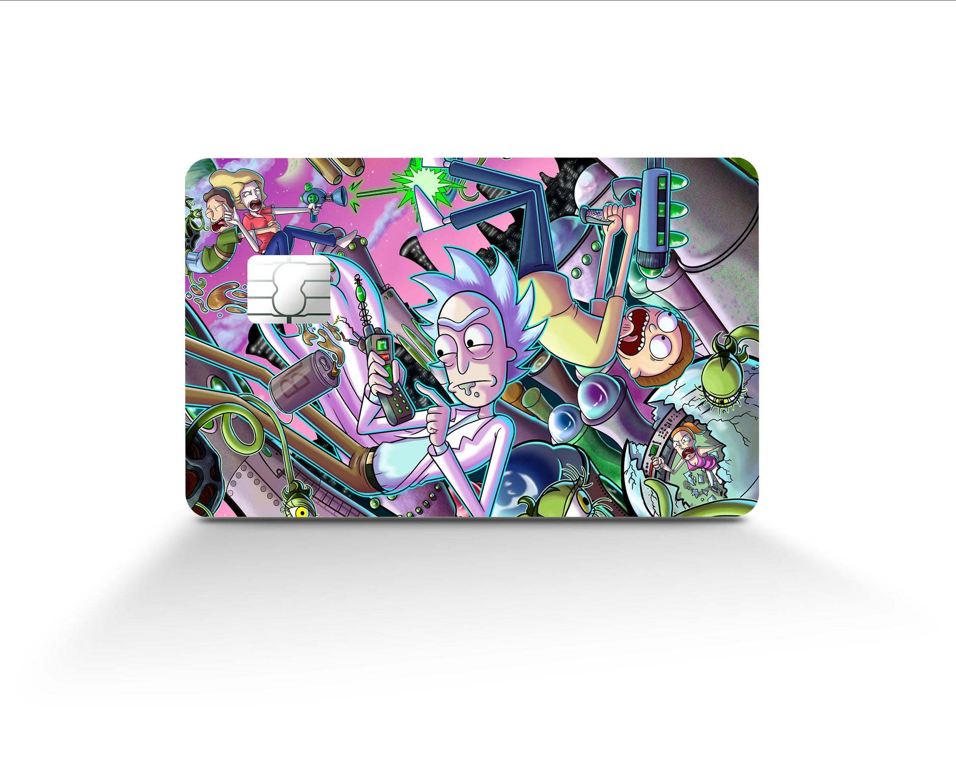 Rick and Morty - Credit Card Skin - Fam - Anime Town Creations Rick and Morty - Credit Card Skin - Fam - Anime Town Creations