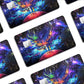 Anime Town Creations Credit Card Rick and Morty Galaxy Half Skins - Pop culture Rick and Morty Skin