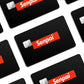 Anime Town Creations Credit Card Senpai Half Skins - Anime Quotes Skin