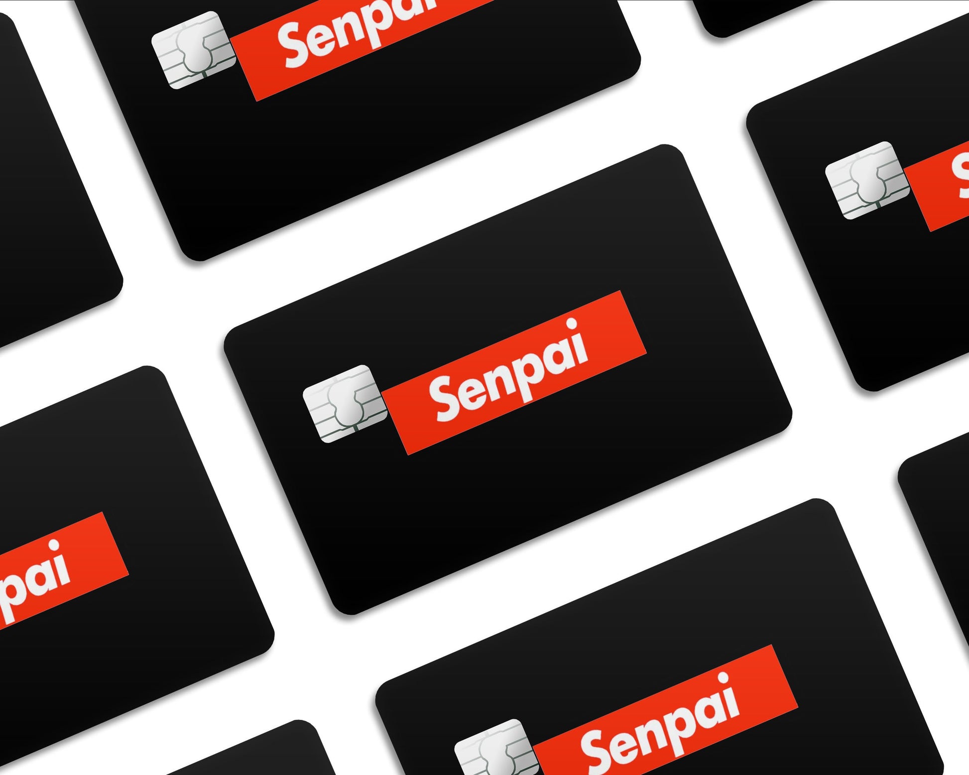 Anime Town Creations Credit Card Senpai Half Skins - Anime Quotes Skin