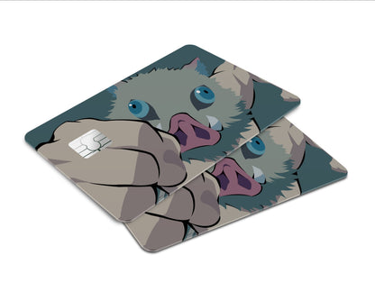 Anime Town Creations Credit Card Demon Slayer Inosuke Window Skins - Anime Demon Slayer Skin