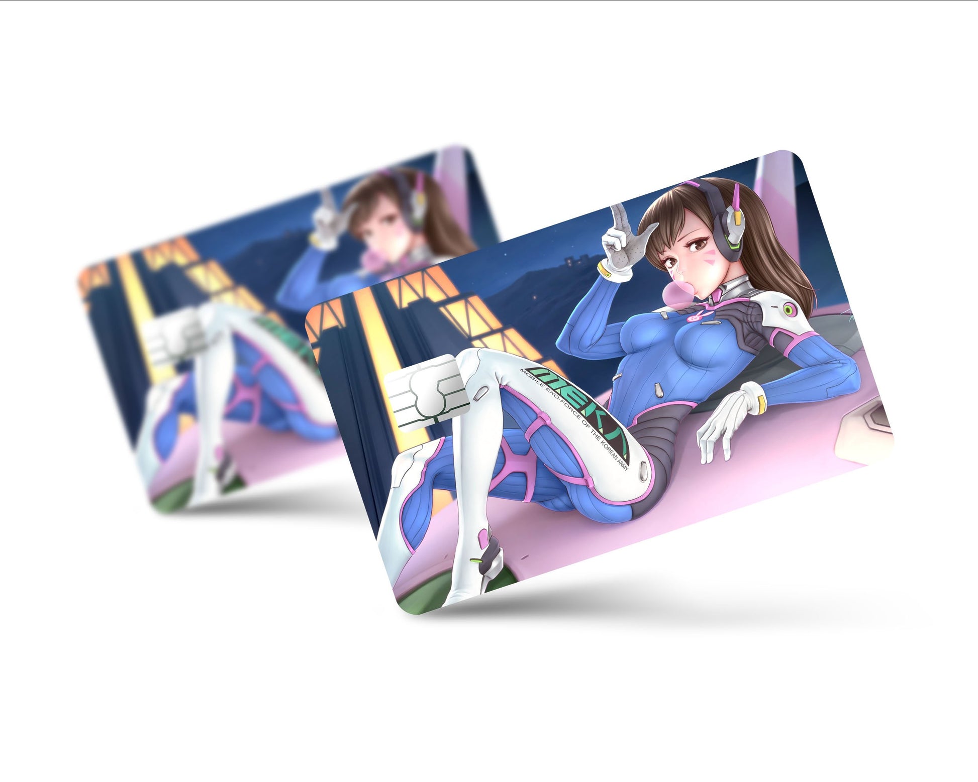 overwatch card sleeves D.Va Overwatch Credit Card Skin