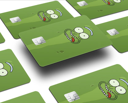 Anime Town Creations Credit Card Pickle Rick Half Skins - Anime Rick and Morty Skin