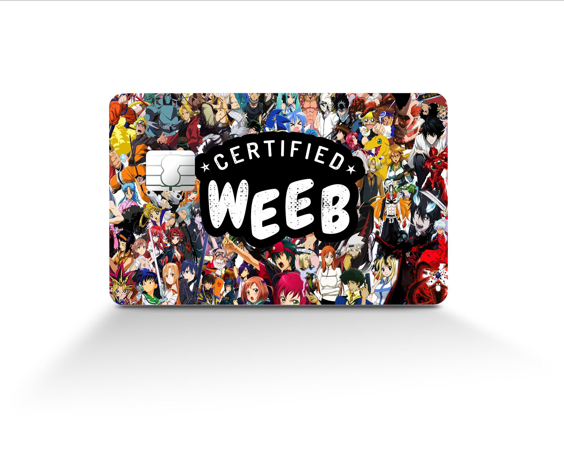 Anime Town Creations Credit Card Certified Weeb Full Skins - Anime Quotes Skin